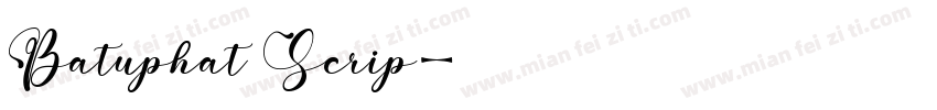 Batuphat Scrip字体转换